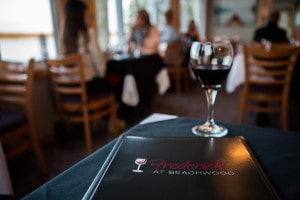 Fredericks at Beechwood Resort one of the 15 waterfront restaurants in the Kawarthas