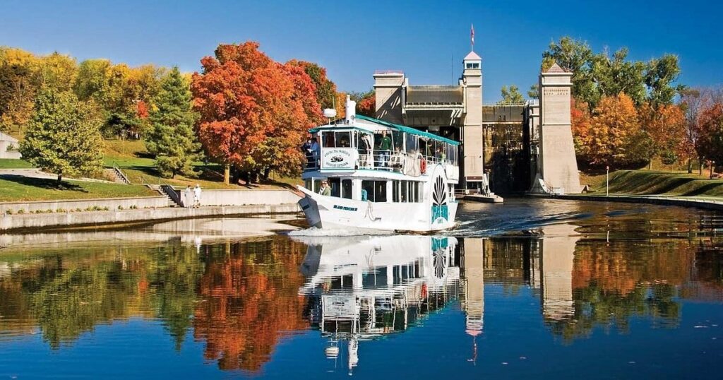 Peterborough Liftlock Cruises boat tour of the Peterborough Lift Lock