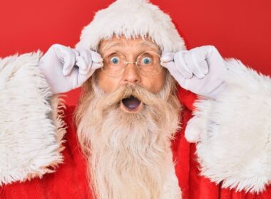 santa claus getting ready for a santa claus parade in kawartha lakes